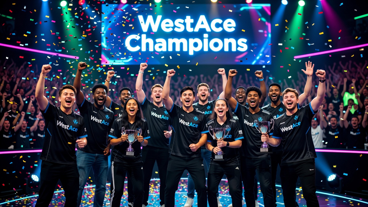 WestAce players celebrating victory