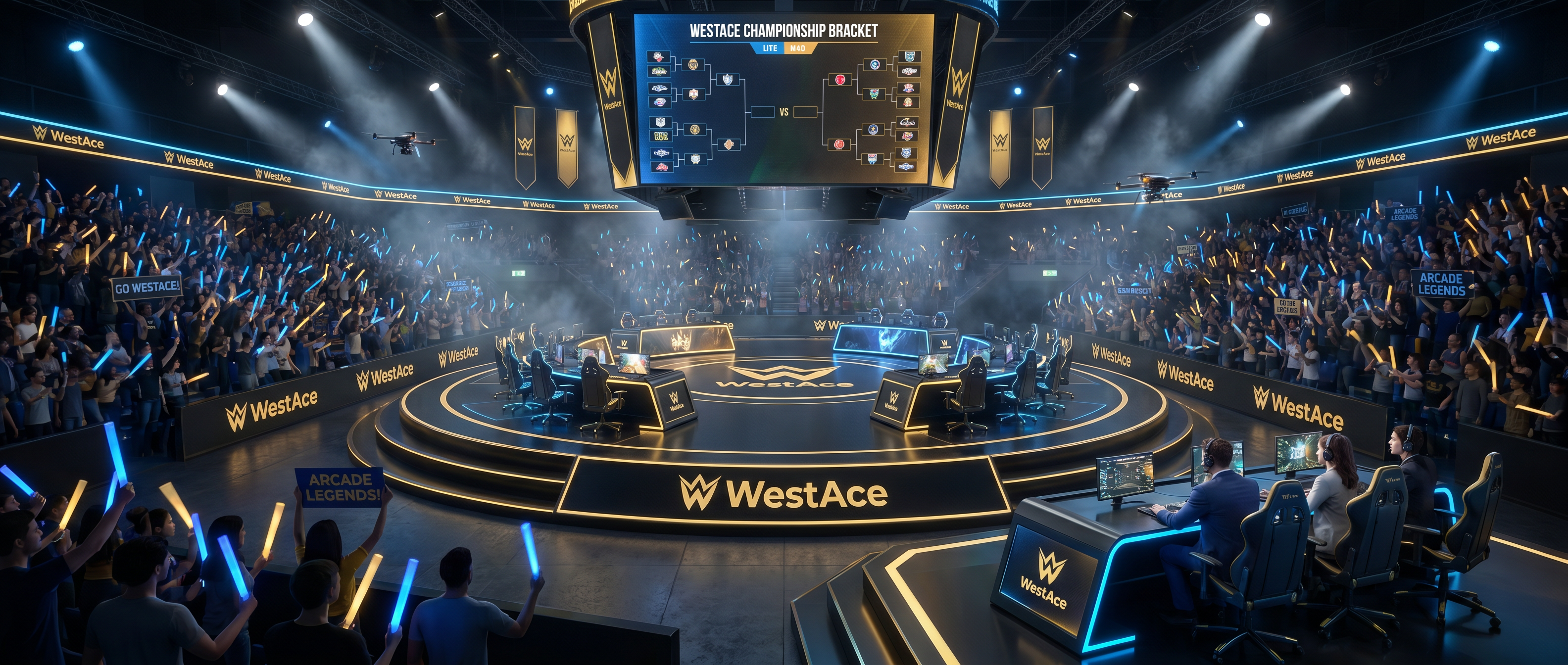 WestAce tournament bracket visualization